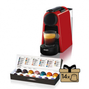 Ekspres do kawy DeLonghi Nespresso Essenza Mini EN85.R Czerwone