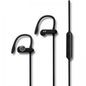 Słuchawki sportowe bezprzewodowe | dokanałowe | BT4.2 | mikrofon | super bass | czarne