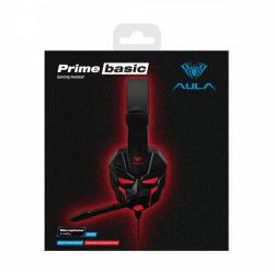 Słuchawki z mikrofonem dla graczy Prime Basic Red Edition