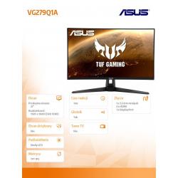 Monitor 27 cali VG279Q1A TUF IPS HDMI DP 165Hz
