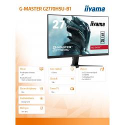 Monitor G2770HSU-B1 27cali 0.8ms(MPRT), IPS, DP, HDMI, 165Hz, USBx2