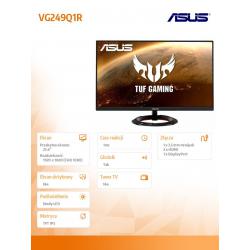 Monitor VG249Q1R 23.8 cala TUF IPS HDMI DP Głośnik FS