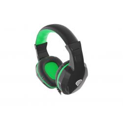 Słuchawki dla graczy Argon 100 z mikrofonem czarno-zielone