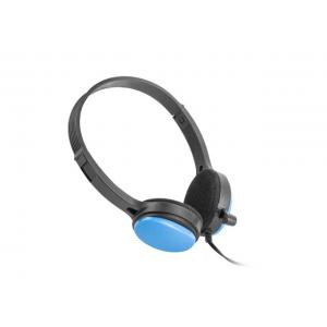 Słuchawki nauszne USL-1221 z mikrofonem, niebieskie