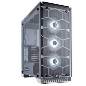 Crystal Series 570X RGB Compact ATX Tempered Glass, Compact ATX Mid-Tower / White