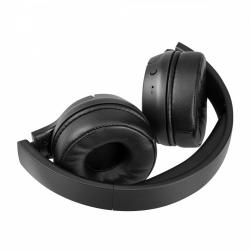 Słuchawki bezprzewodowe z mikrofonem BH214 Bluetooth, nauszne (eco / e-commerce edition) Czarne