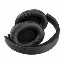 Słuchawki bezprzewodowe z mikrofonem BH317   Bluetooth wokółuszne, czarne