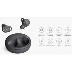 EP-T10 True Wireless TWS słuchawki bezprzewodowe Bluetooth 5 | wodoodporne IPX5 | dotykowe | 28h pracy | 10mm przetwornik | łado