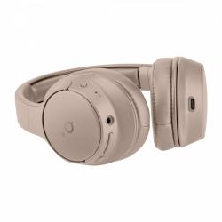BH317 Słuchawki bezprzewodowe Bluetooth z mikrofonem, wokółuszne, kolor piaskowy