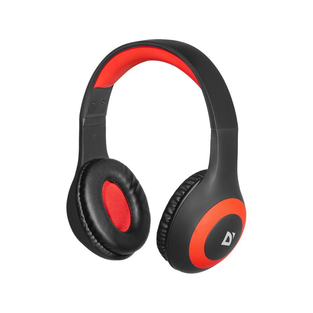 Słuchawki bezprzewodowe nauszne FREEMOTION B575 czarno-czerwone