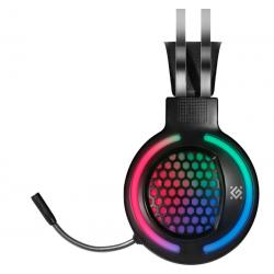 Słuchawki nauszne z mikrofonem PYRO RGB USB, 2X 3,5mm mini jack