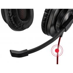 Słuchawki komputerowe HS-USB400 czarne