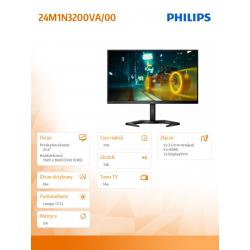 Monitor 24M1N3200VA VA 23.8 cala 165Hz HDMIx2 DP Głośniki Pivot