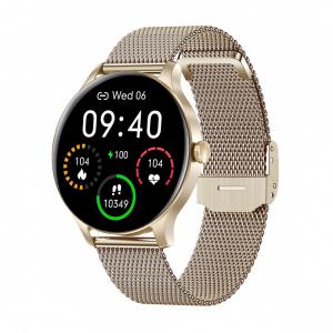 Smartwatch Classy złoty stalowy