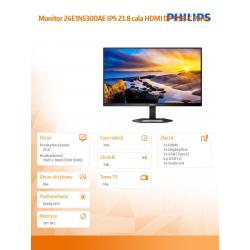 Monitor 24E1N5300AE IPS 23.8 cala HDMI DP USB-C Pivot