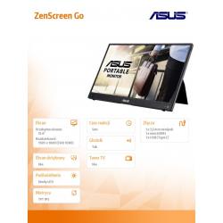 Monitor ZenScreen Go 15.6 cala  MB16AWP