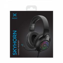 Skyhorn gaming słuchawki z mikrofonem dla graczy (PC / laptop / XBOX / PC / mobile) RGB LED