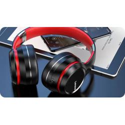 Słuchawki nauszne bluetooth HD200 Czarne