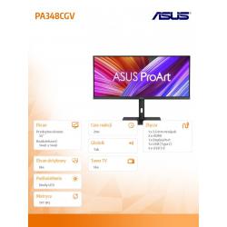 Monitor 34 cale PA348CGV GAMING BK/2MS/EU/HDMI+DP+USB*4