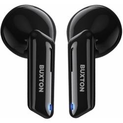 Słuchawki douszne bezprzewodowe BUXTON BTW 3300 zasięg 10m Czarne