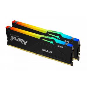 Pamięć DDR5 Fury Beast RGB 32GB(2*16GB)/5600 CL36 czarna EXPO