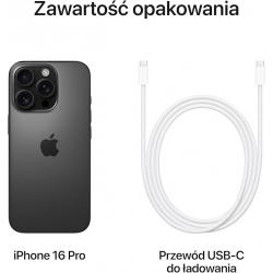 Apple iPhone 16 Pro 128GB Tytan Czarny